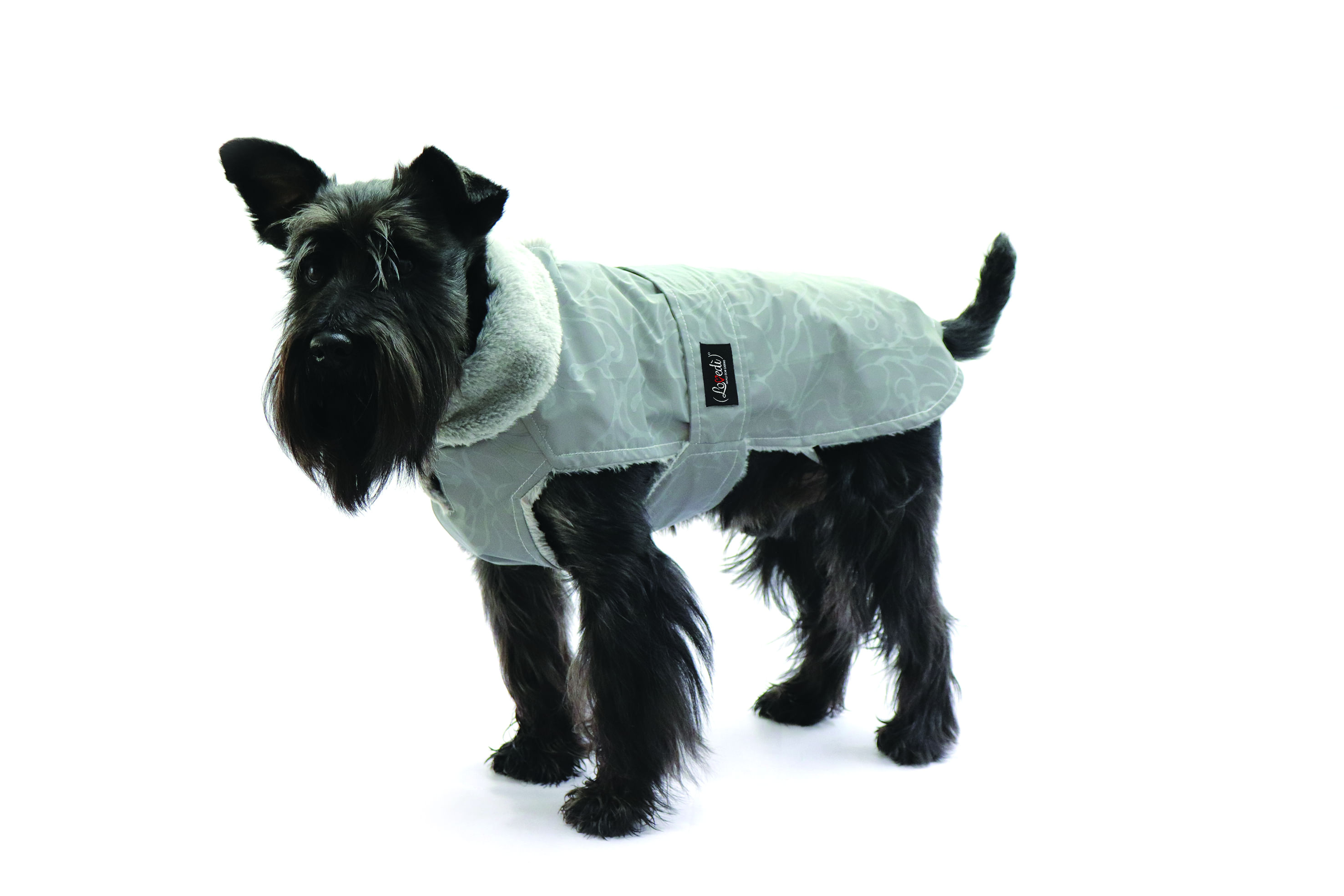 Cappotto Impermeabile Grigio Foderato Pelo TG.30