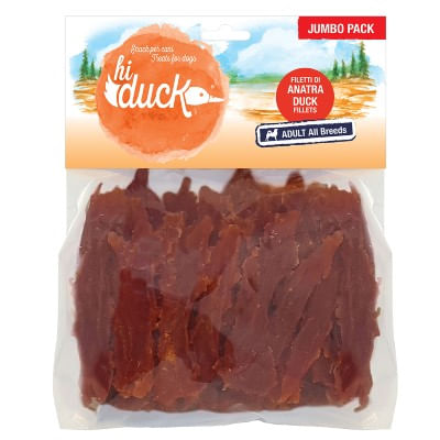 Hi Duck Snack Dog Filetti di Anatra 500G