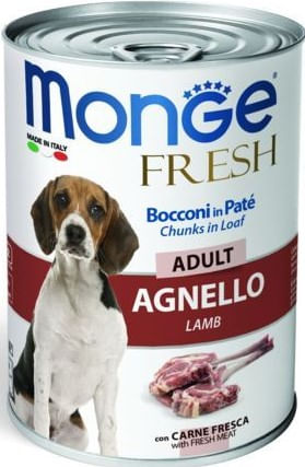 Monge Fresh Dog Lattina 400G AGNELLO