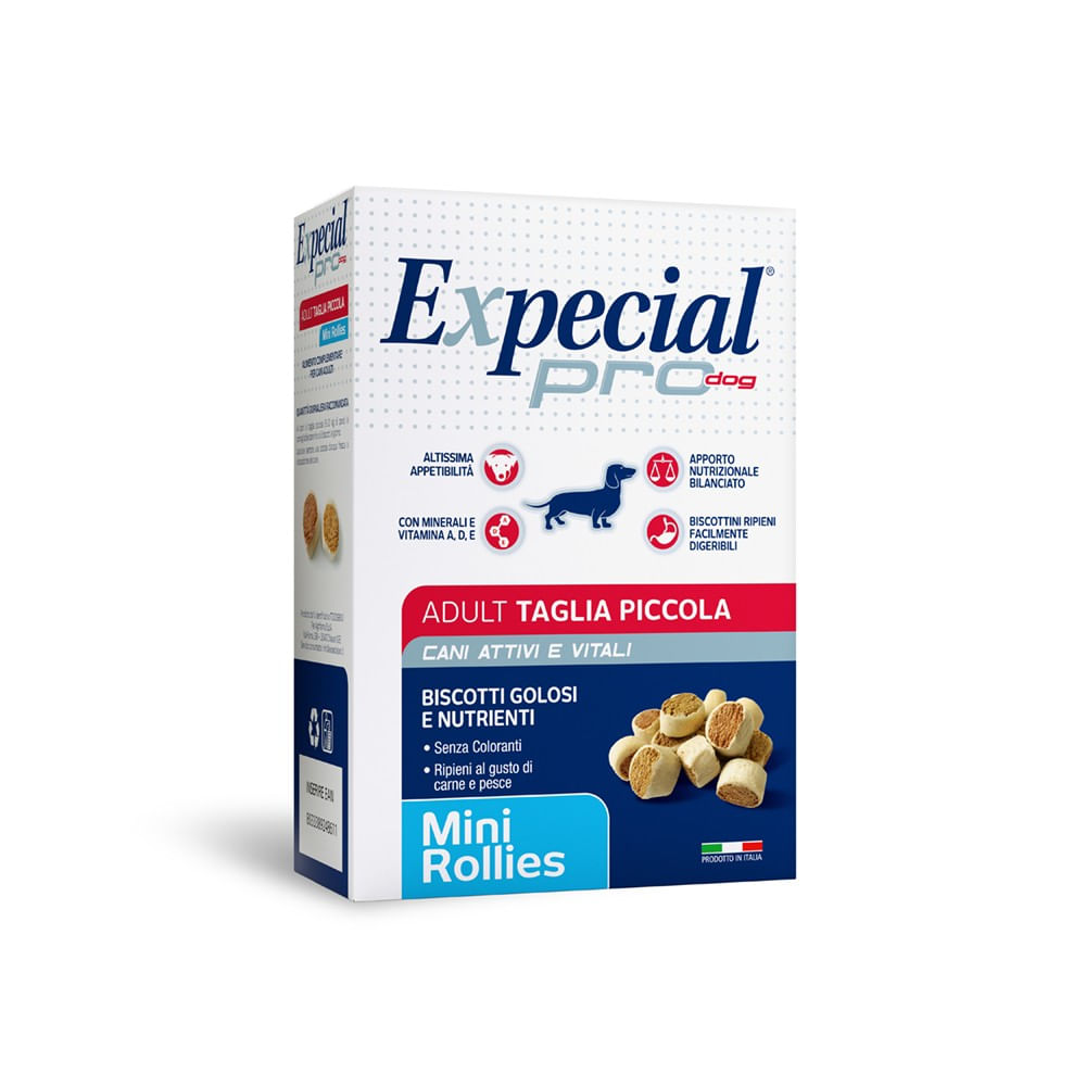 Expecial Pro Dog Small Breed Biscotti Mini Rollies 300G