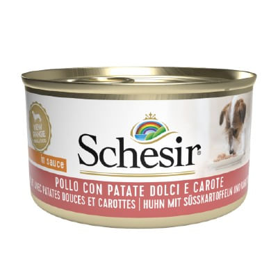 Schesir Dog Lattina Multipack 24x85G POLLO PATATE E CAROTE