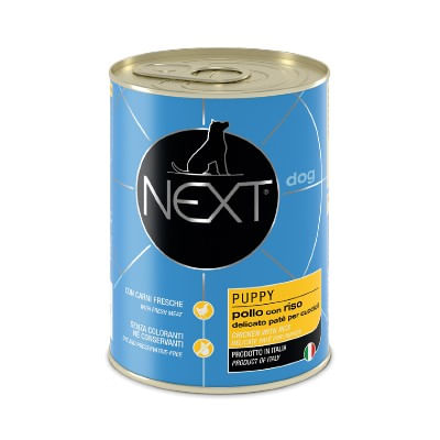 Next Puppy Lattina 400G POLLO CON RISO