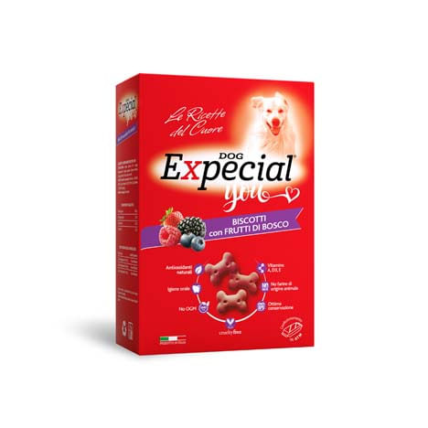 Expecial You Snack Dog Biscotti con Frutti di Bosco 300G