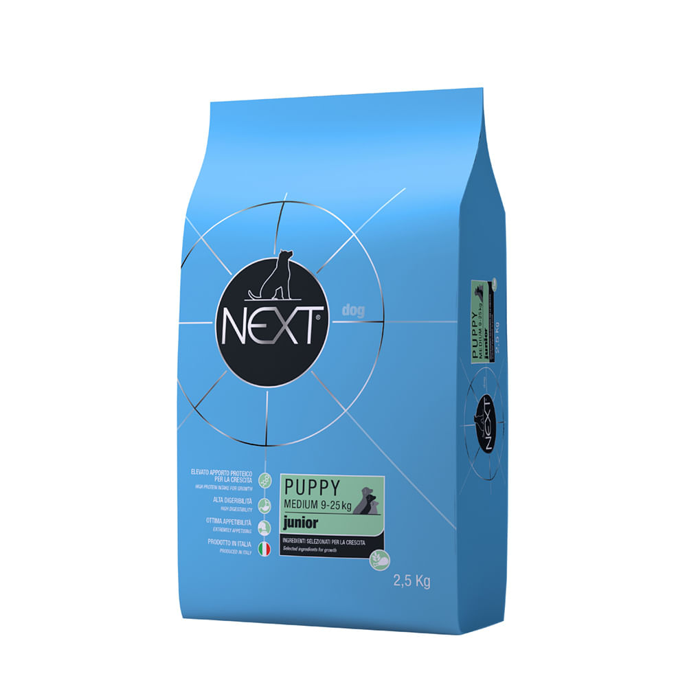 Next Puppy e Junior Medium 2.5KG