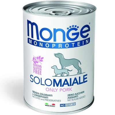 Monge Monoprotein Dog Lattina 400G MAIALE