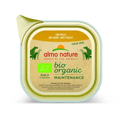 Almo Nature Bio Organic Maintenance Dog Vaschetta Multipack 32x100G POLLO