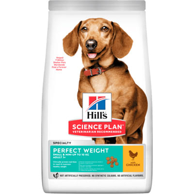 Hill's Science Plan Dog Small Mini Adult Perfect Weight 1.5KG