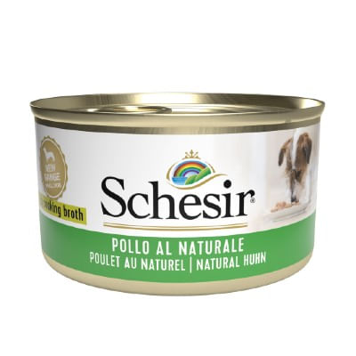 Schesir Dog Lattina Multipack 24x85G POLLO NATURALE