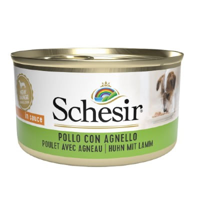 Schesir Dog Lattina Multipack 24x85G POLLO E AGNELLO