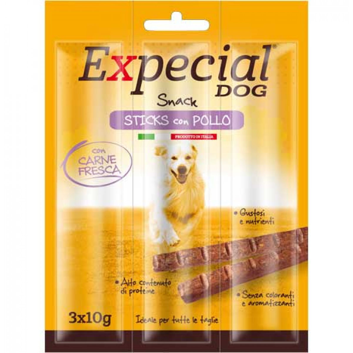 Expecial Dog Snack Sticks 3X10G POLLO