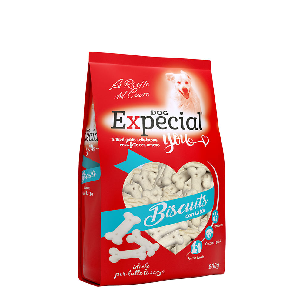 Expecial You Snack Dog Biscotti Ossi al Latte 800G 800G