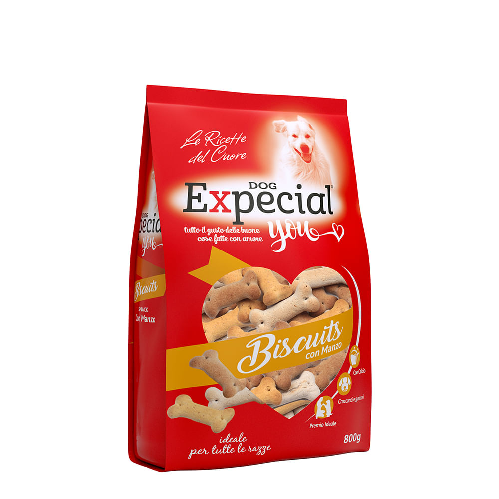 Expecial You Snack Dog Biscotti Ossi al Manzo 800G 800G