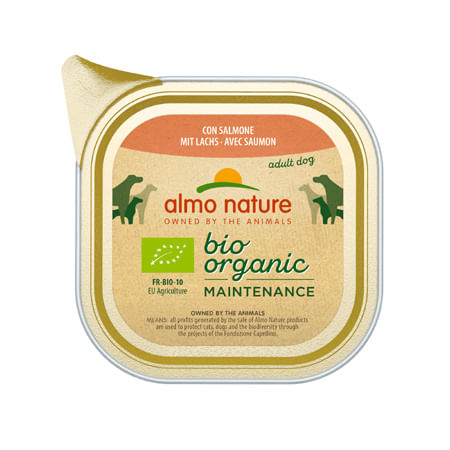 Almo Nature Bio Organic Maintenance Dog Vaschetta Multipack 9x300G SALMONE