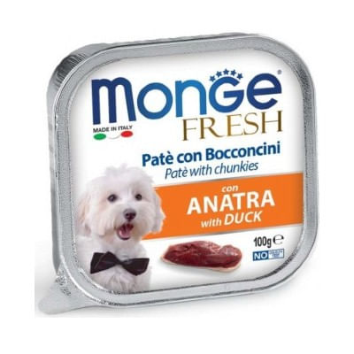 Monge Fresh Dog Vaschetta Multipack 32x100G ANATRA