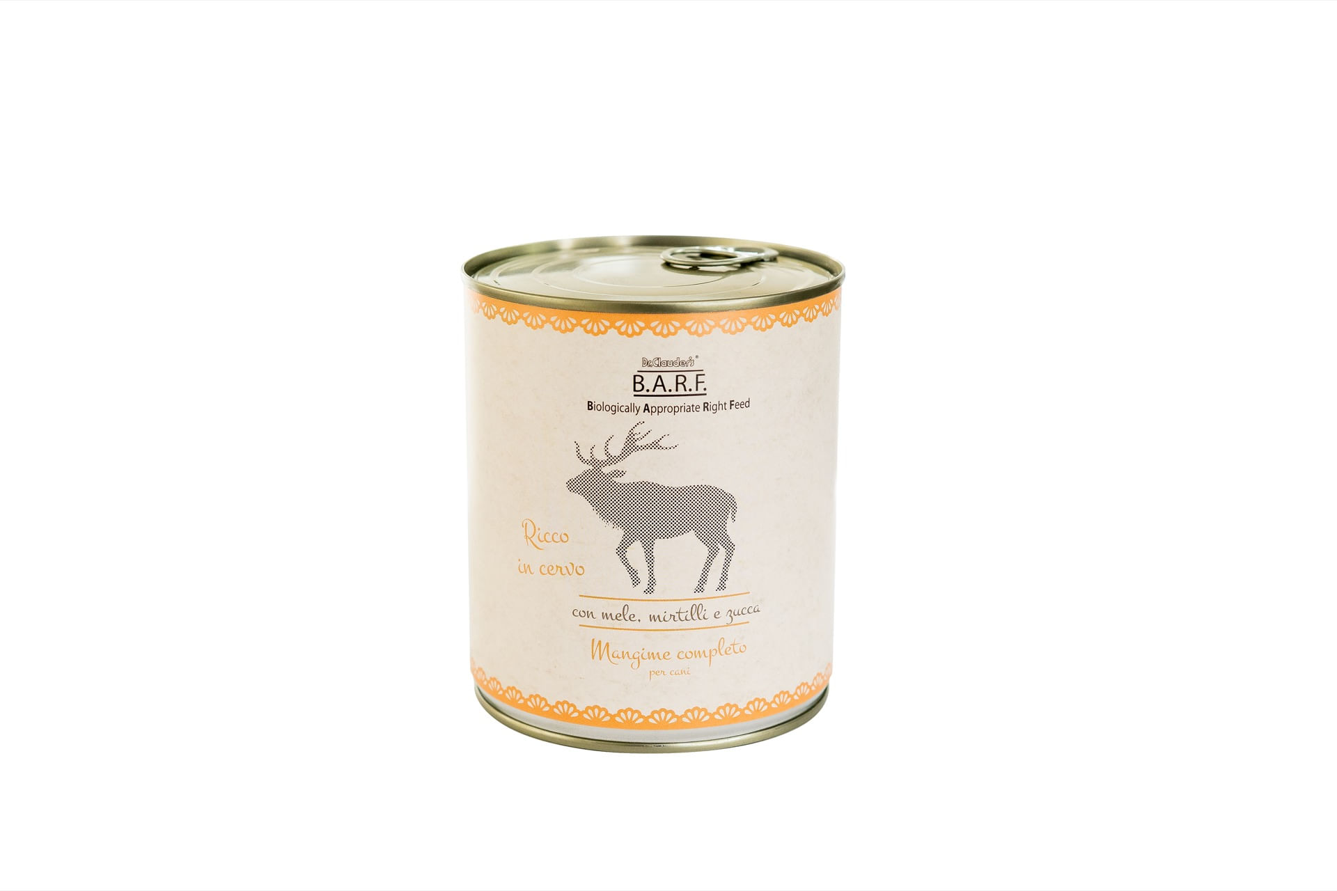 Dr.Clauder's B.A.R.F. Mangine Completo Dog Lattina 800G SELVAGGINA CON FRUTTA E VERDURA