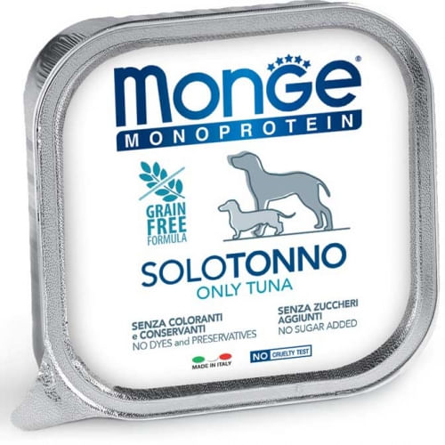 Monge Monoprotein SOLO Vaschetta Multipack 24x150G TONNO