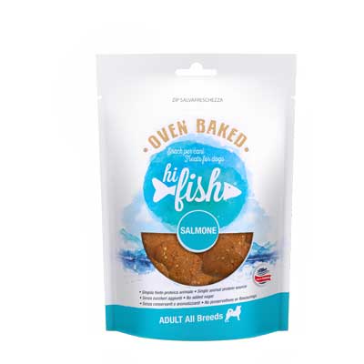 Hi Fish Snack Dog Biscotti al Salmone 250G