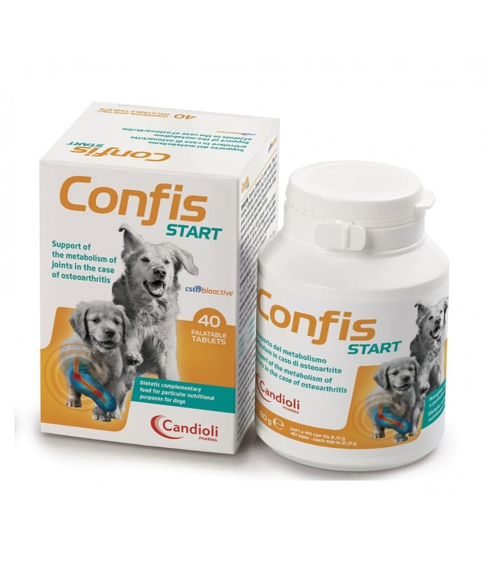 Confis Start Mangime Complementare Dietetico per Cani 40CP