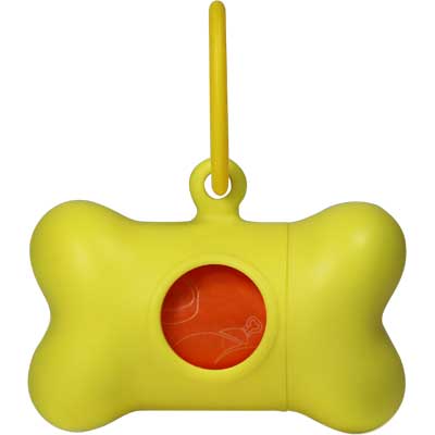 United Pets Porta Sacchetti Bon Ton Classic GIALLO
