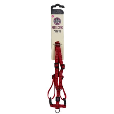 Pettorina Reflective Nylon Rosso S