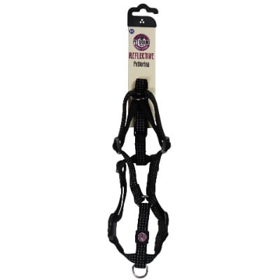 Pettorina Reflective Nylon Nero M