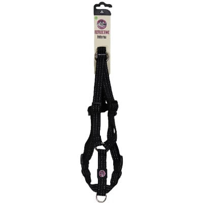 Pettorina Reflective Nylon Nero XL