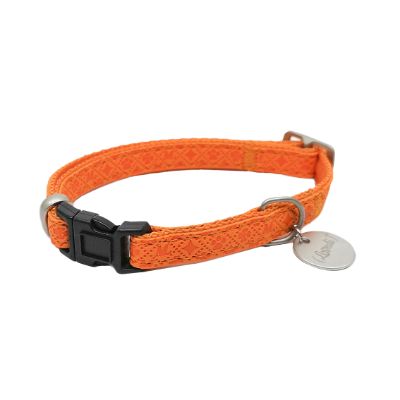 Collare Majesty in Similpelle Arancione S