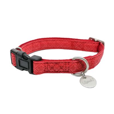 Lovedì Collare per Cani Majesty in Similpelle Rosso M