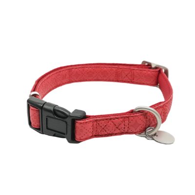 Lovedì Collare per Cani Majesty in Similpelle Rosso L