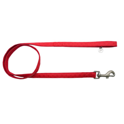 Guinzaglio Similpelle Majesty Rosso CM.2