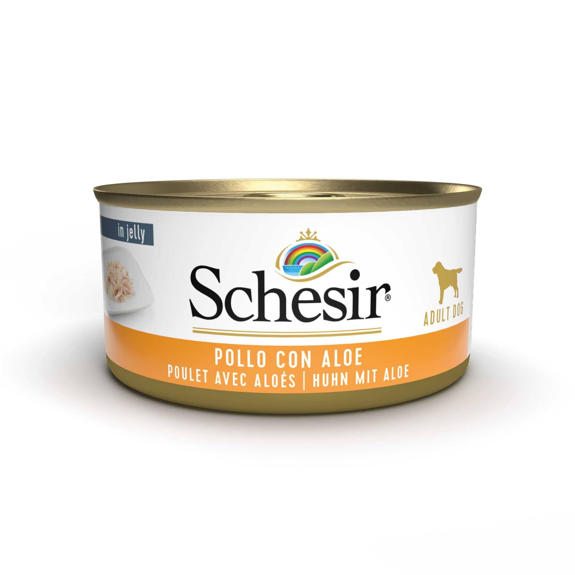 Schesir Dog Lattina Multipack 18x150G POLLO CON ALOE