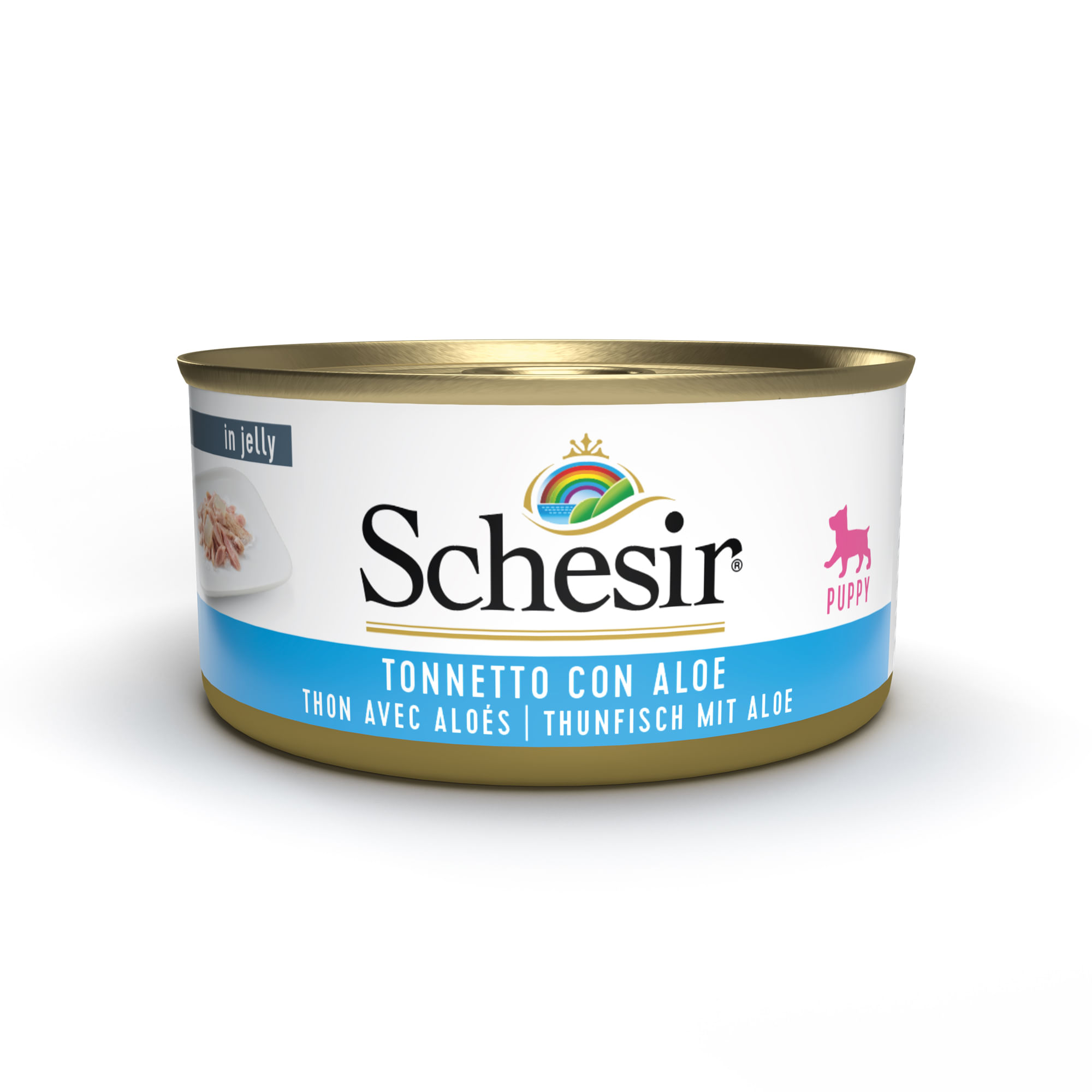 Schesir Puppy Lattina Multipack 18x150G TONNETTO CON ALOE