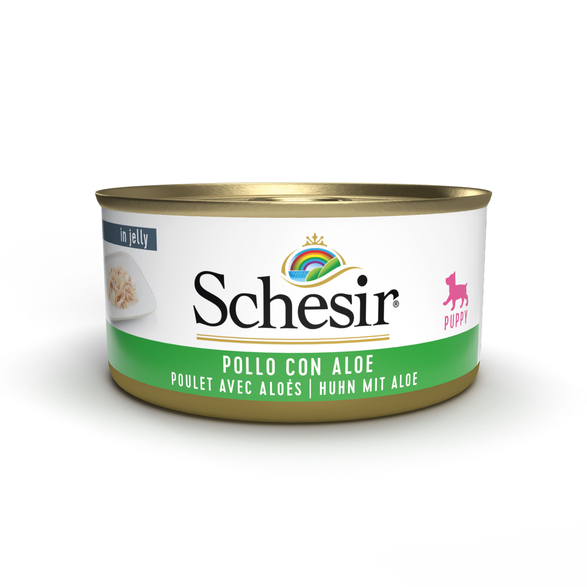 Schesir Puppy Lattina Multipack 18x150G POLLO CON ALOE