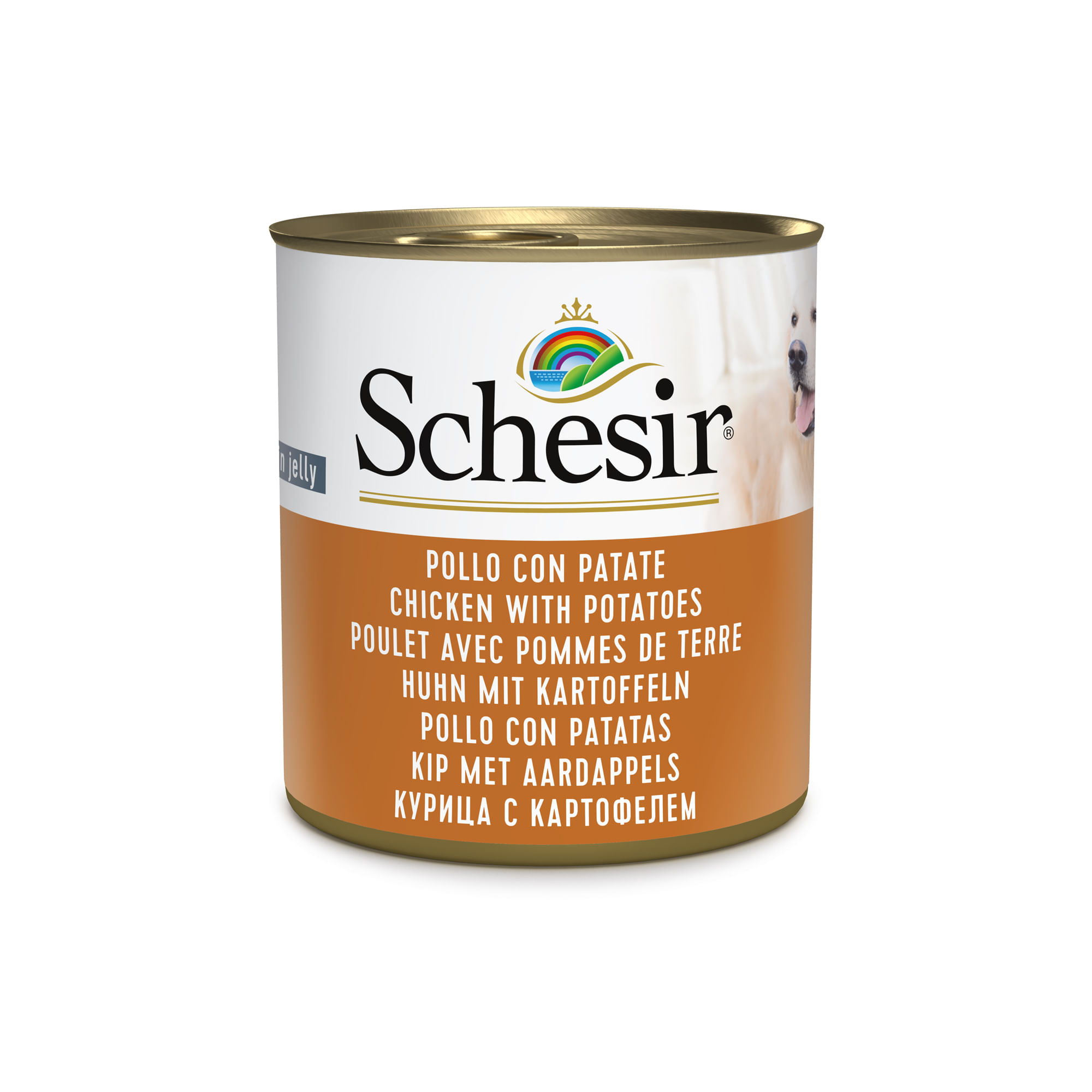 Schesir Dog Lattina Multipack 16x285G POLLO CON PATATE