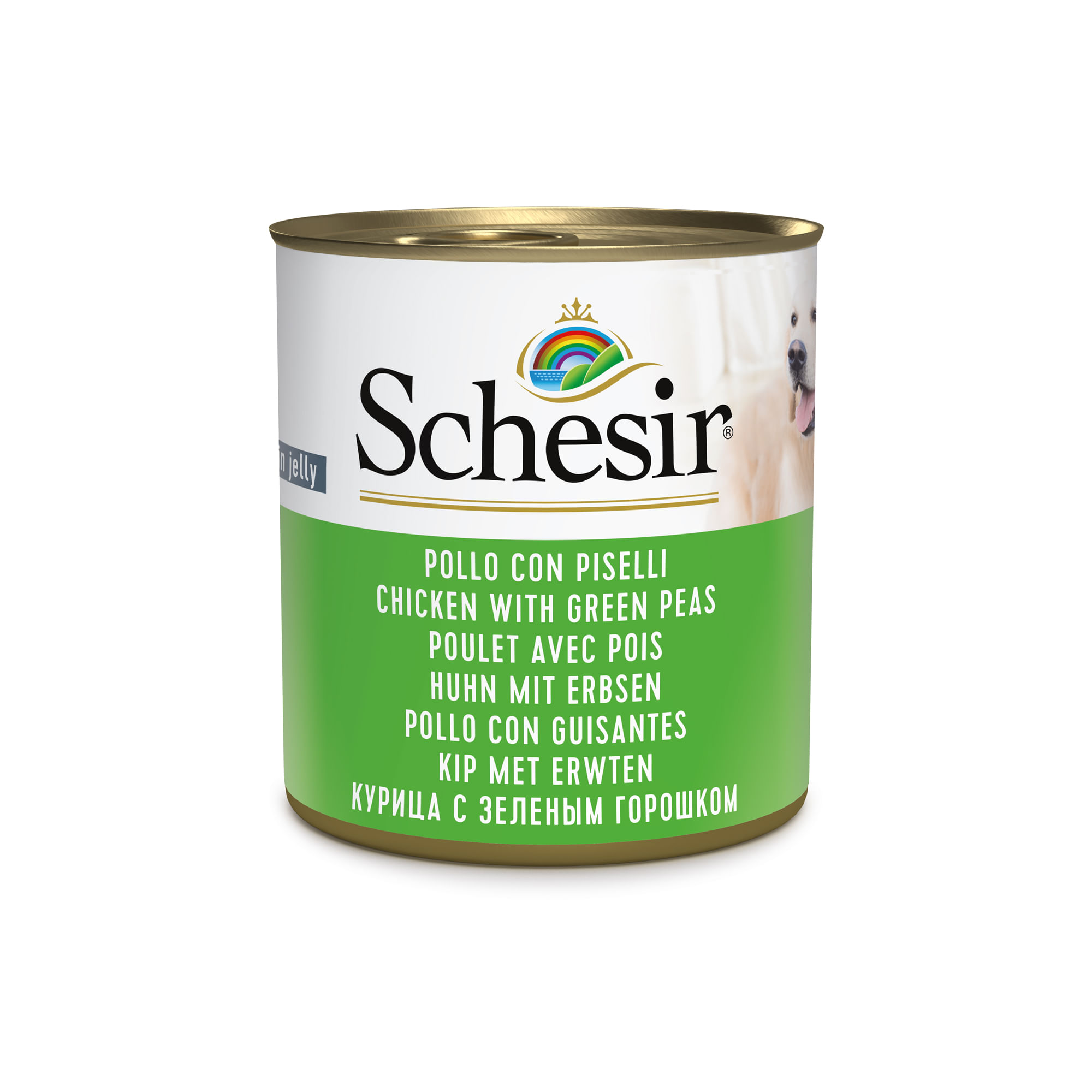 Schesir Dog Lattina Multipack 16x285G POLLO CON PISELLI