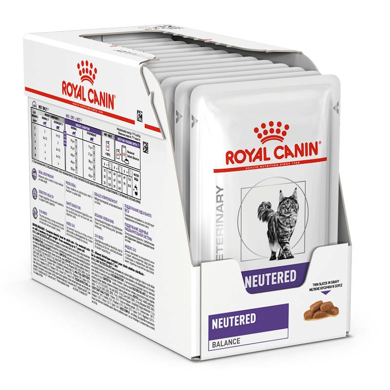 Royal Canin V-Diet  Neutered Weight Balance Multipack Gatto 12X85G