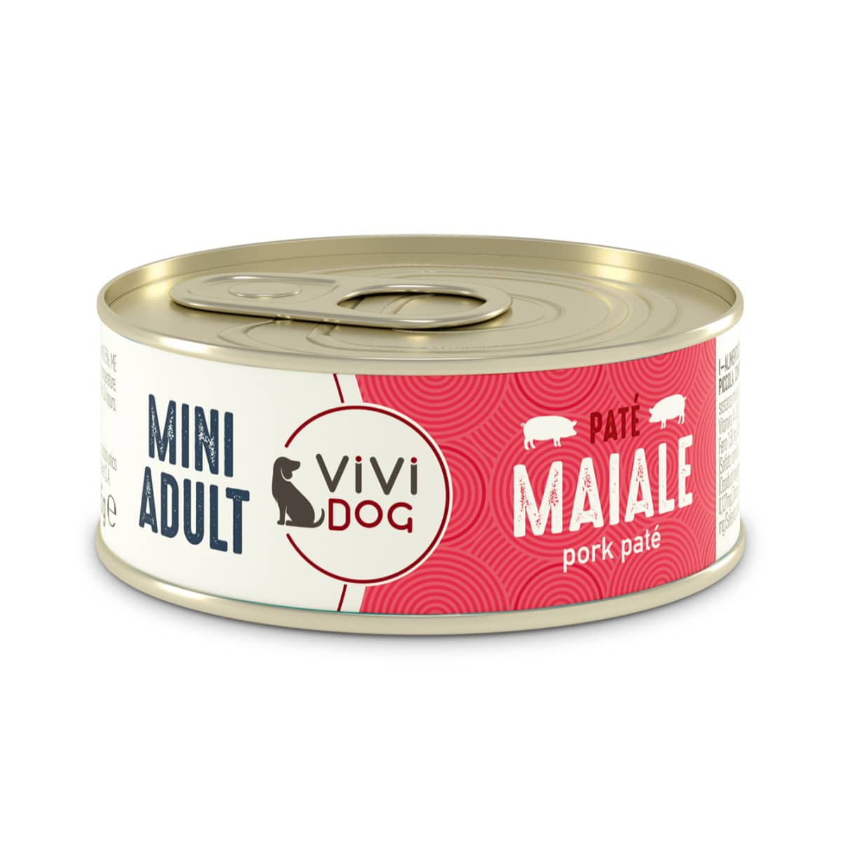 ViVi Dog Mini Adult Lattina Multipack 12x85G MAIALE
