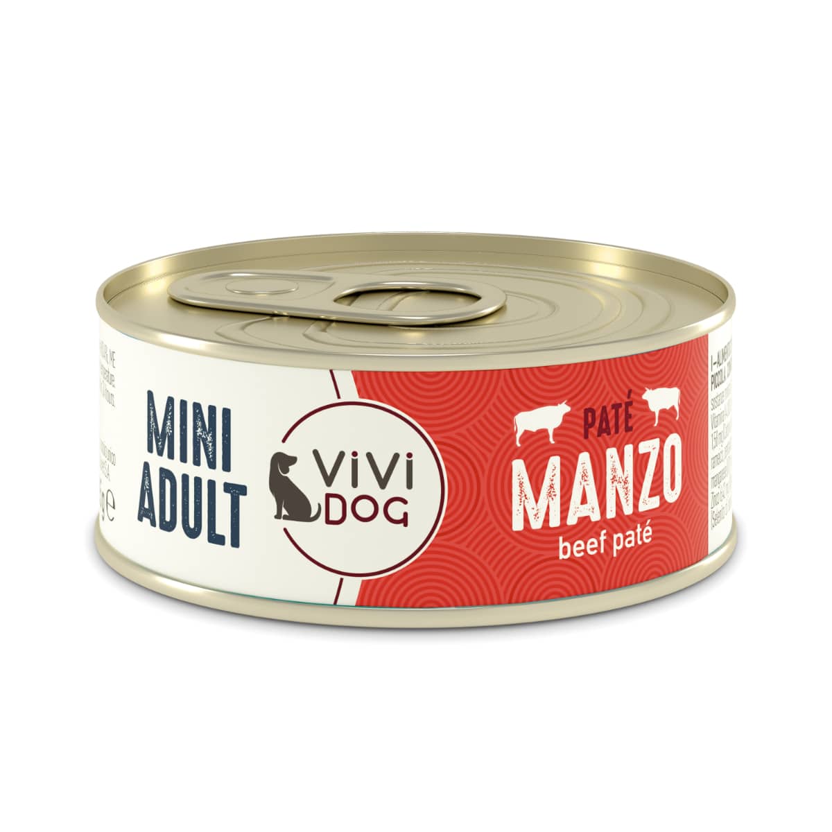 ViVi Dog Mini Adult Lattina Multipack 12x85G MANZO