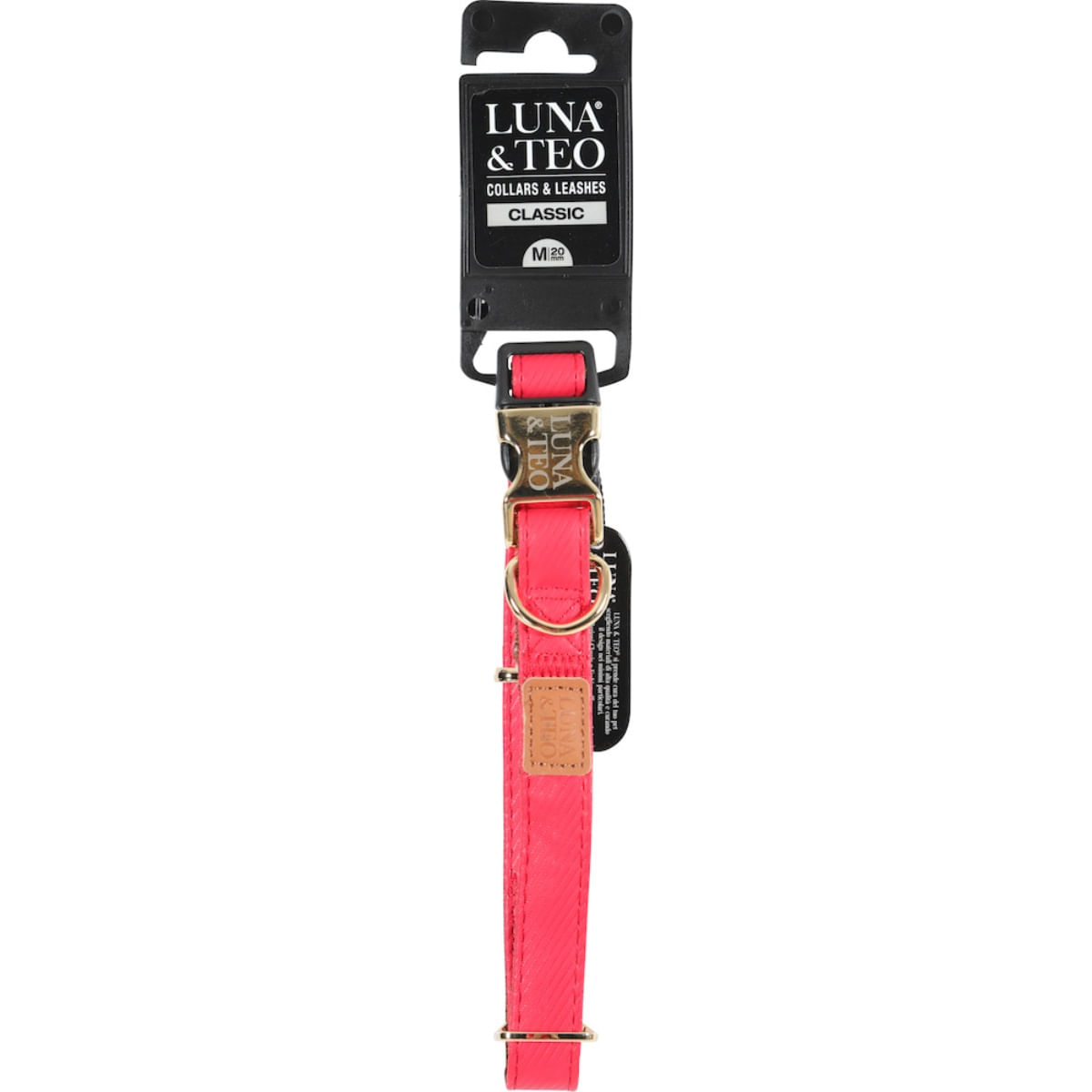 Collare Classic Rosso M