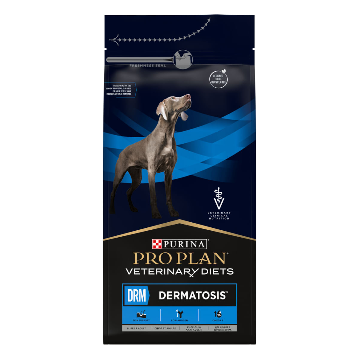 Purina Pro Plan Veterinary Diets  Drm Dermatosis Cane 3KG