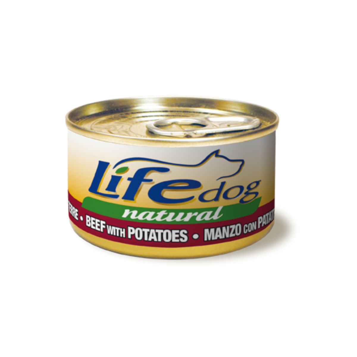 Life Pet Care Dog Natural Bocconcini Lattina Multipack 24x90G MANZO CON PATATE