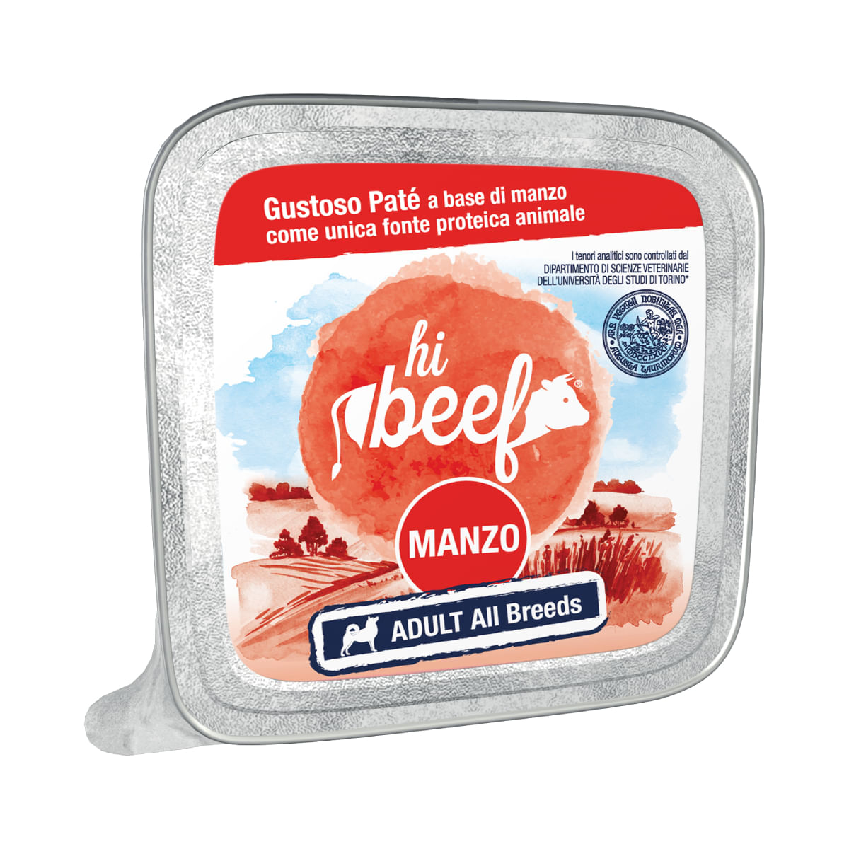 Hi Beef Adult Patè Vaschetta 100G MANZO