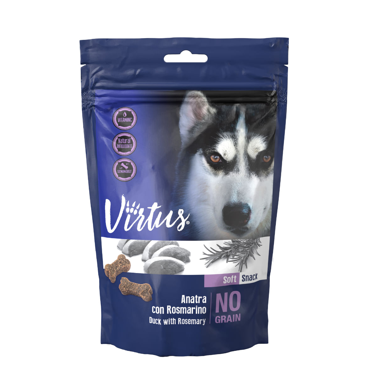 Virtus Dog Snack Soft 150G ANATRA CON ROSMARINO