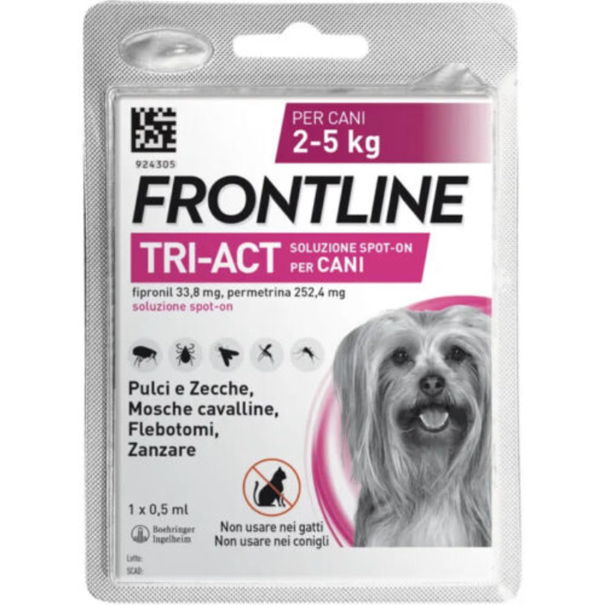 Frontline Tri-Act 2-5Kg 1 Pipetta 2-5KG