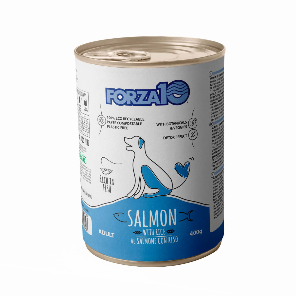 Forza10 Dog Lattina 400G SALMONE E RISO