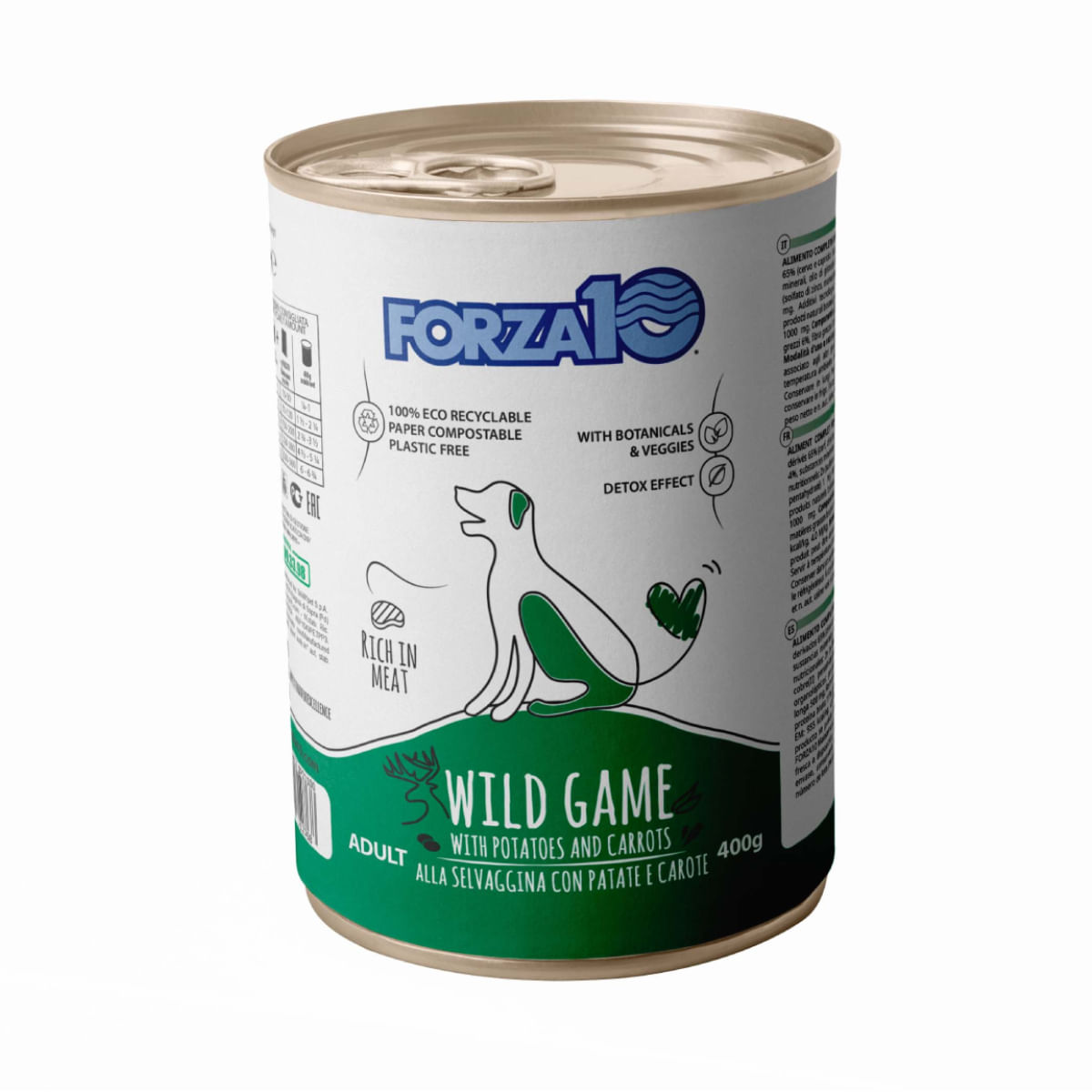Forza10 Dog Lattina 400G SELVAGGINA