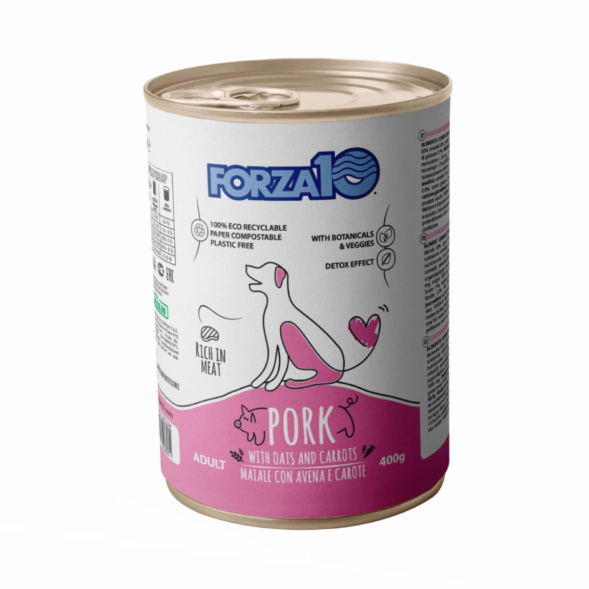 Forza10 Dog Lattina 400G MAIALE