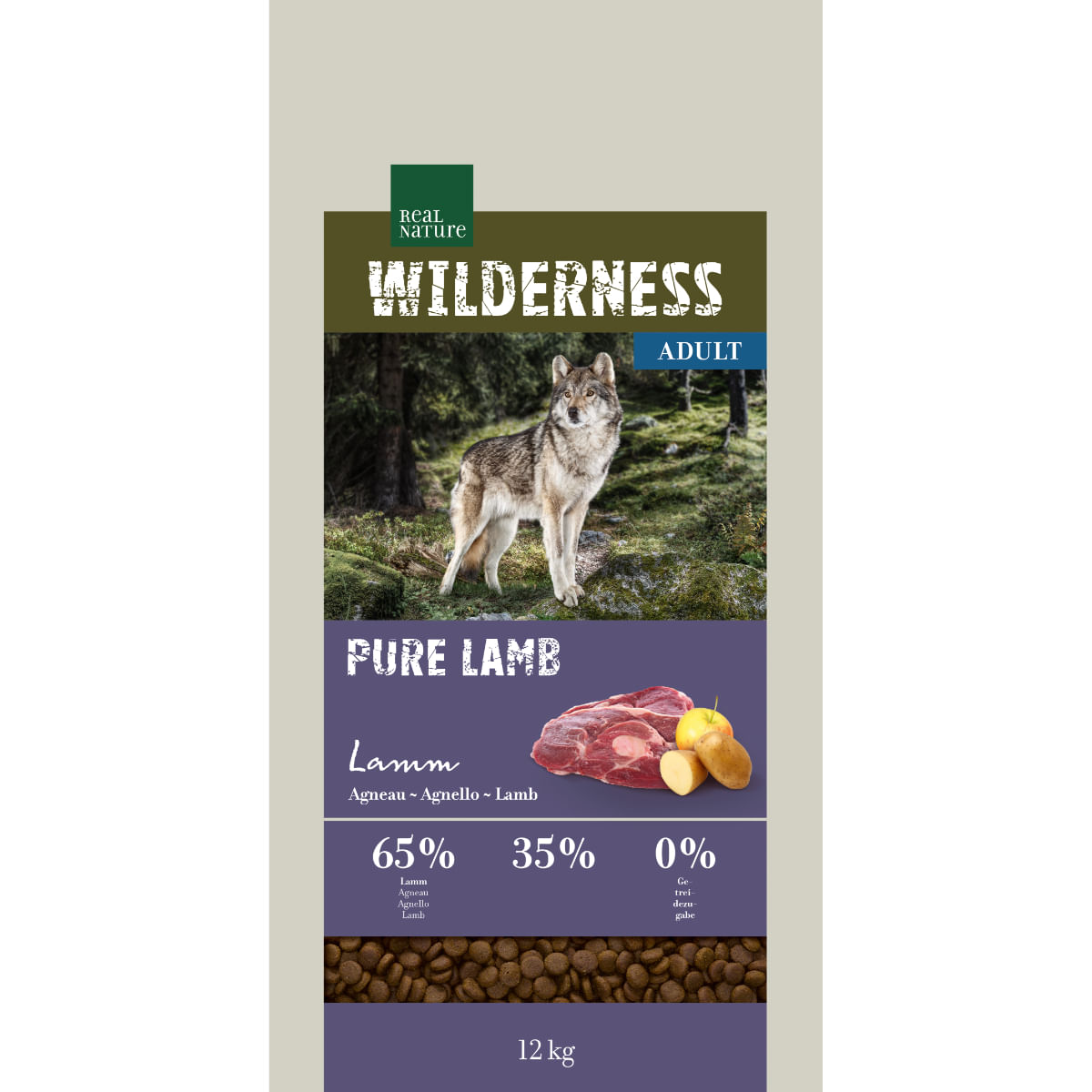 Real Nature Wilderness Purè Adult Agnello 12KG