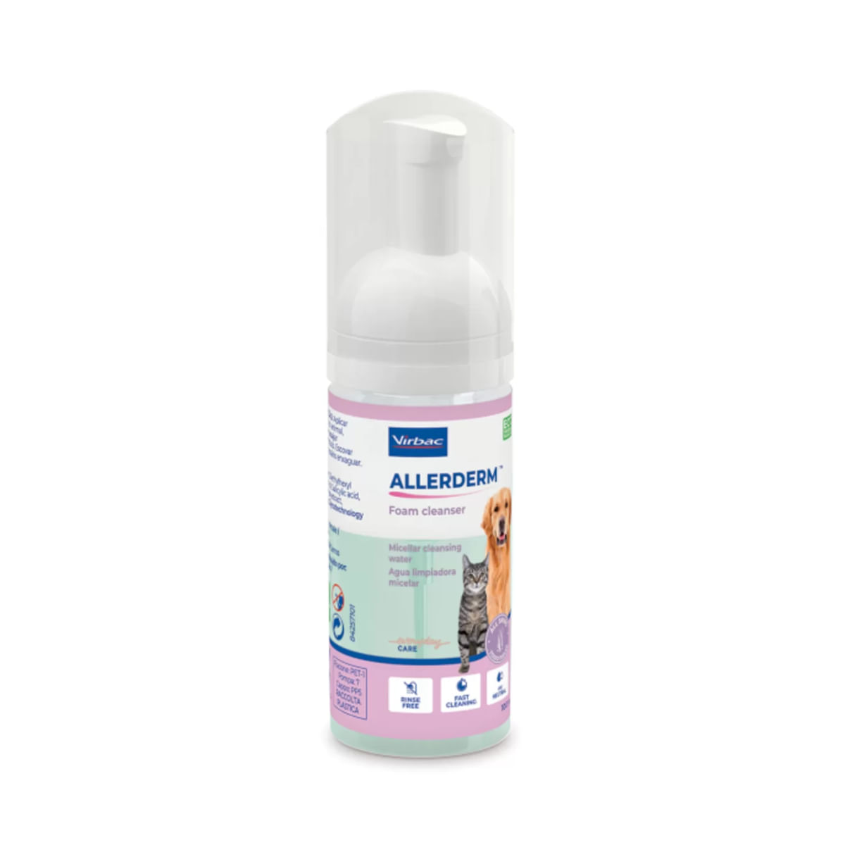 Virbac Allerderm Foam Cleanser 100ML
