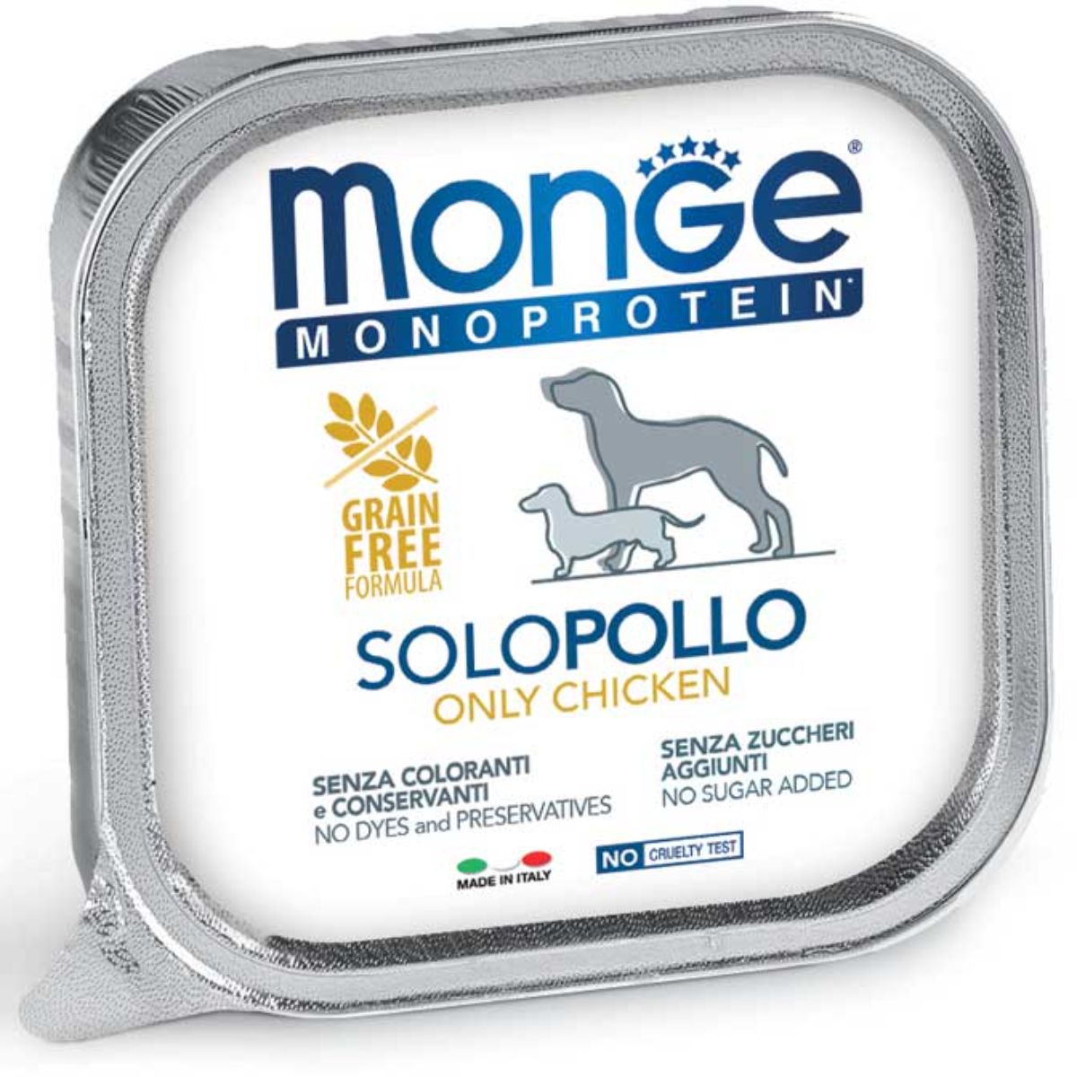 Monge Monoprotein SOLO Vaschetta Multipack 24x150G POLLO